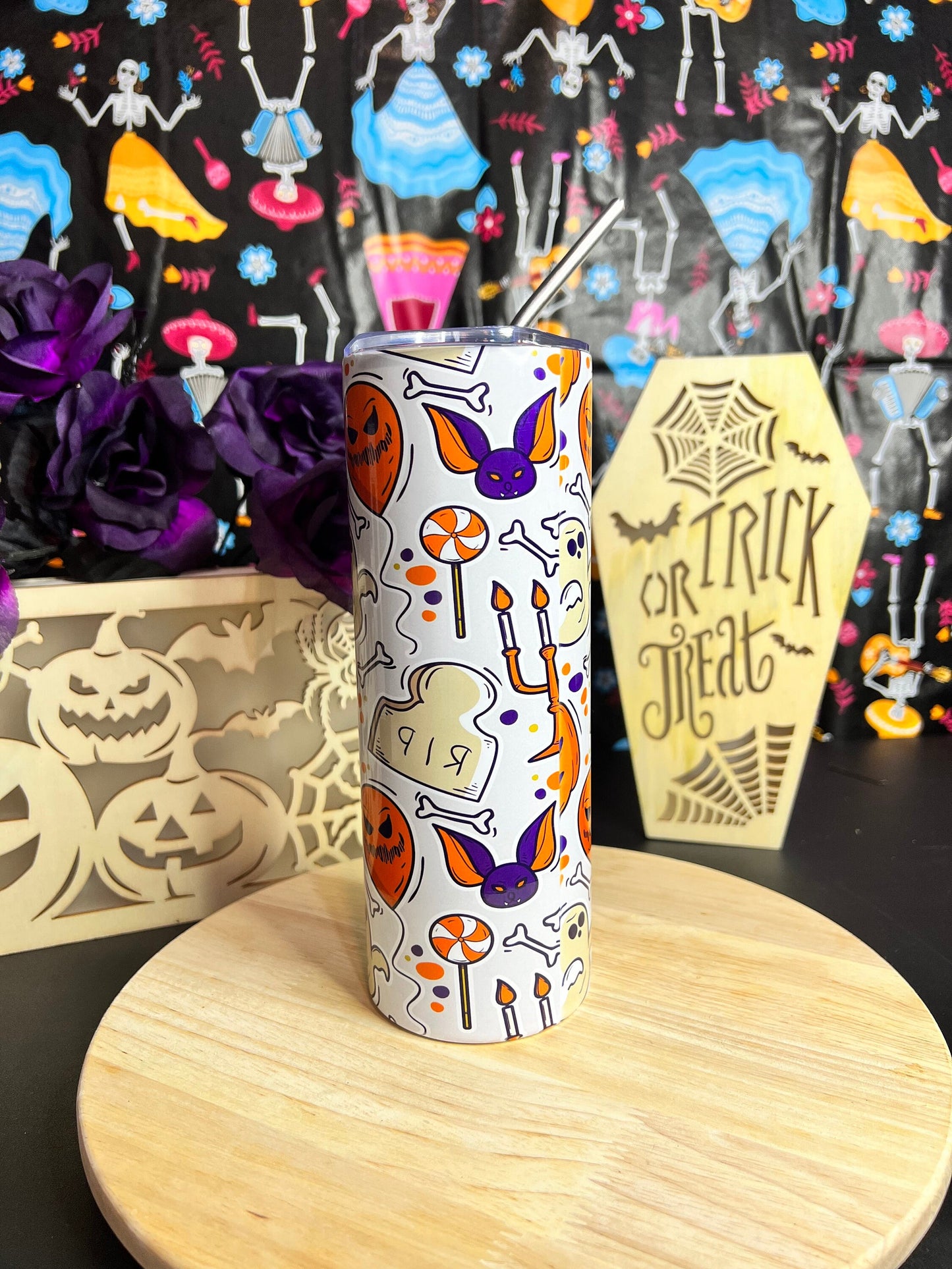 R.I.P-Halloween Tumbler| Spooky Season | Halloween Tumbler Gift| Gift for her/him | Spooky Tumbler| Halloween Cup