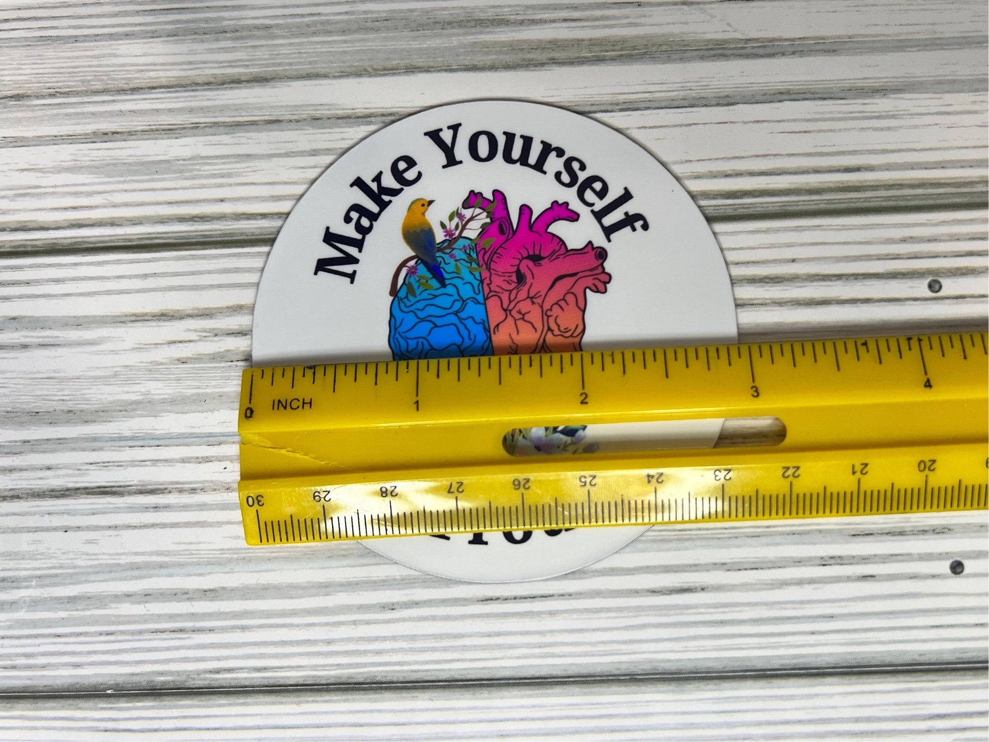 Make yourself PROUD- Magnet/Sticker- Daily Motivation/ Mental health