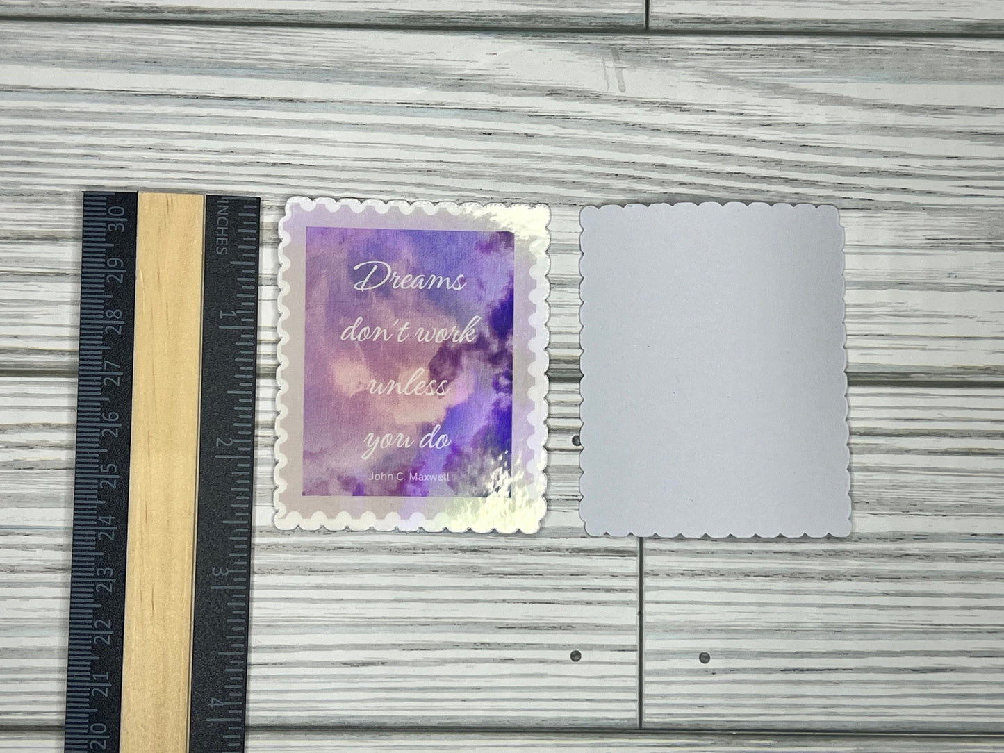 Free Shipping Holographic Sticker/ Magnet Waterproof- Dream Stamp