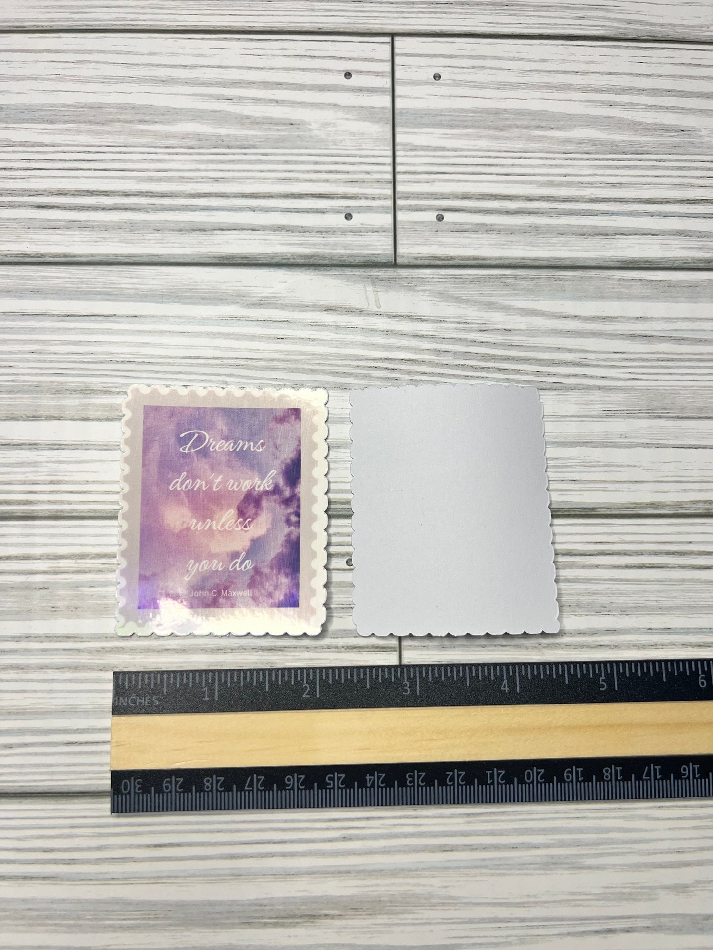 Free Shipping Holographic Sticker/ Magnet Waterproof- Dream Stamp