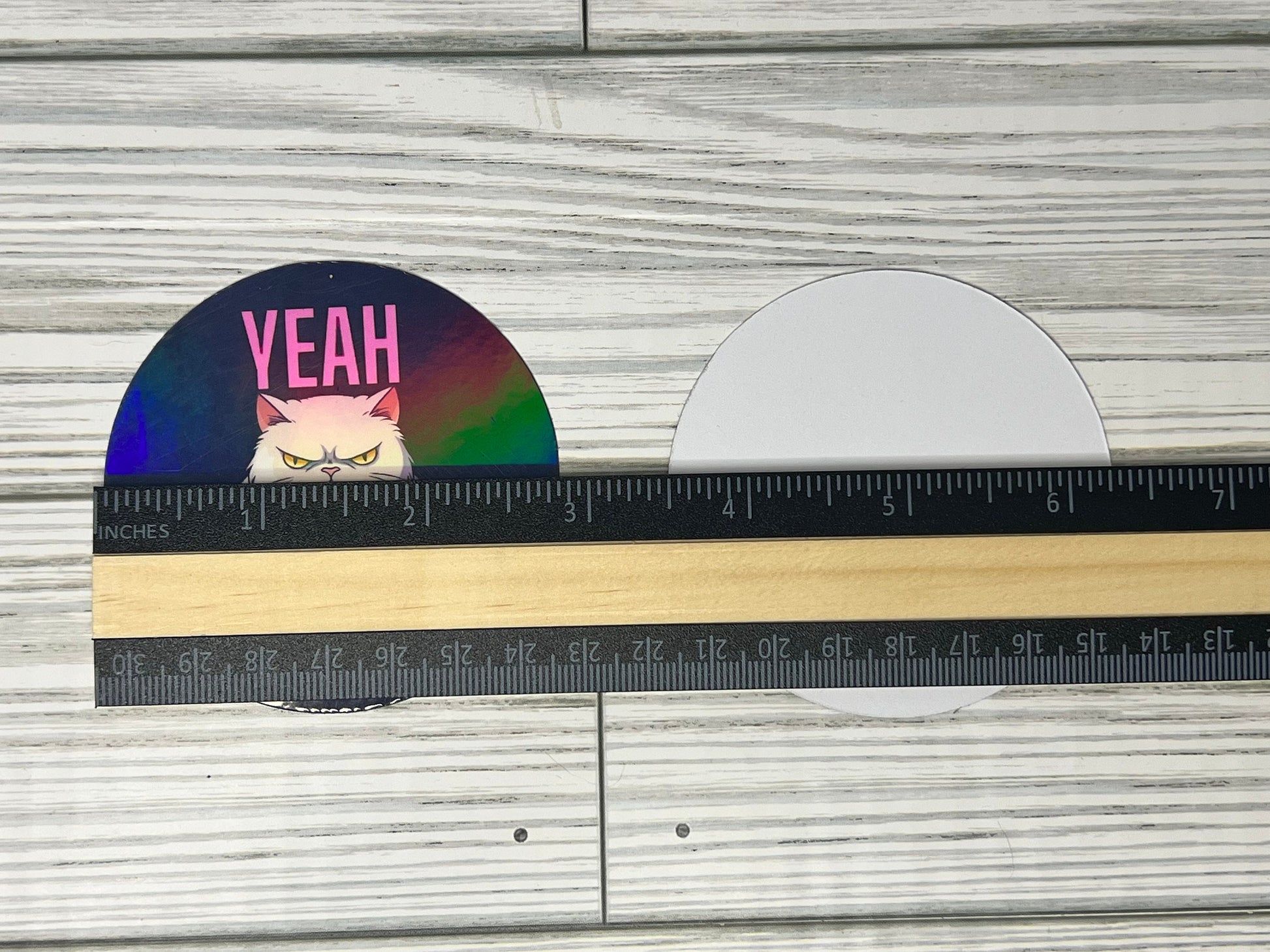 Free Shipping Rainbow Sticker/ Magnet Waterproof- YEAH NO