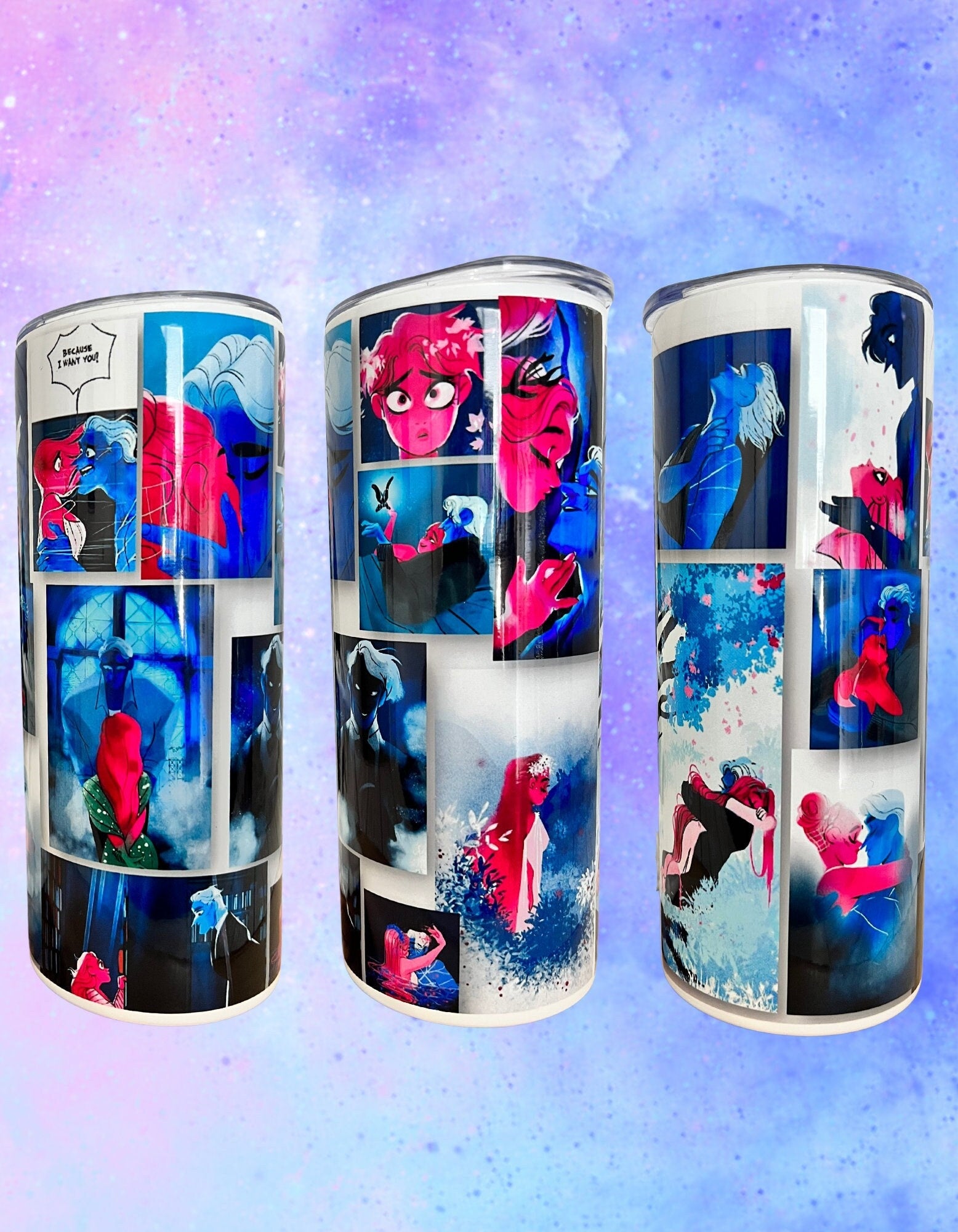 Lore Olympus (H) - Tumbler 20 or 30 oz | Gift for her/him | Gift | Underworld Con 96 |Greek Mythology | hades and persephone