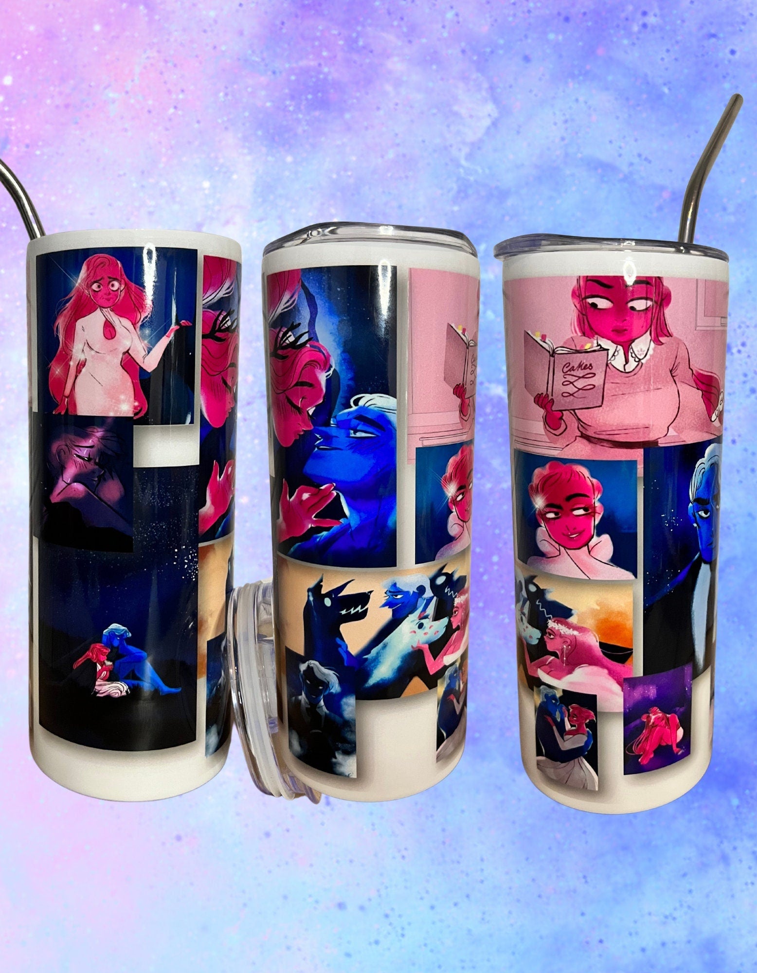 Lore Olympus (P) Tumbler 20oz or 30oz | Gift for her | Gift | Underworld Con 96 |Greek Mythology | Hades and Persephone