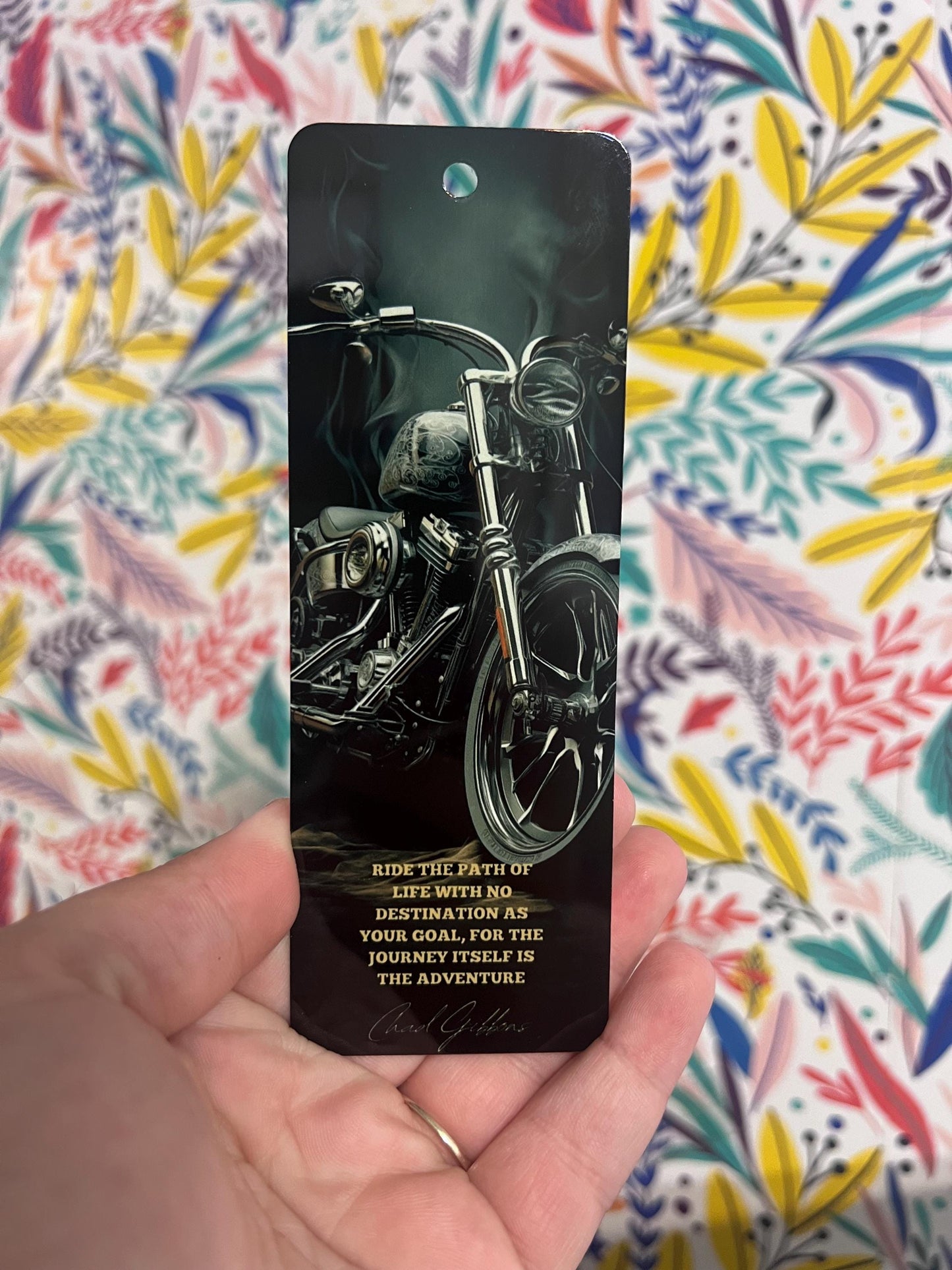 Car/Motorcycle Lovers-Bookmark-Bendable Metal, ONE Side Only