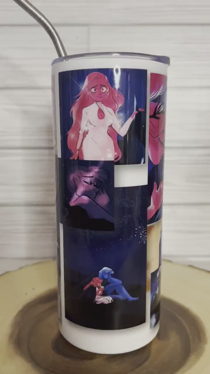 Lore Olympus (P) Tumbler 20oz or 30oz | Gift for her | Gift | Underworld Con 96 |Greek Mythology | Hades and Persephone