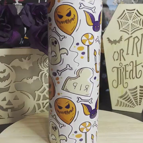 R.I.P-Halloween Tumbler| Spooky Season | Halloween Tumbler Gift| Gift for her/him | Spooky Tumbler| Halloween Cup